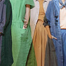 ２月のテーマ：色のリネン。いろいろの服